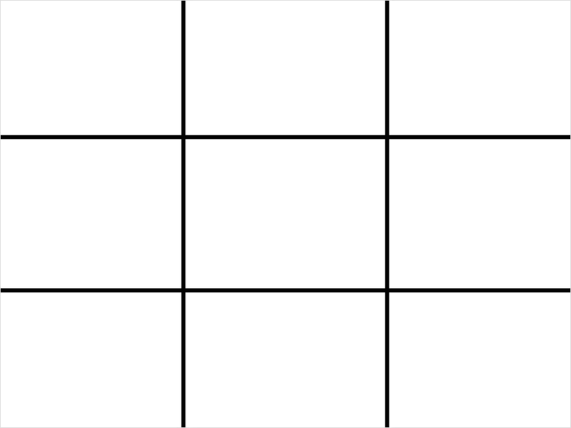 Detail Rule Of Thirds Grid Transparent Png Number 4