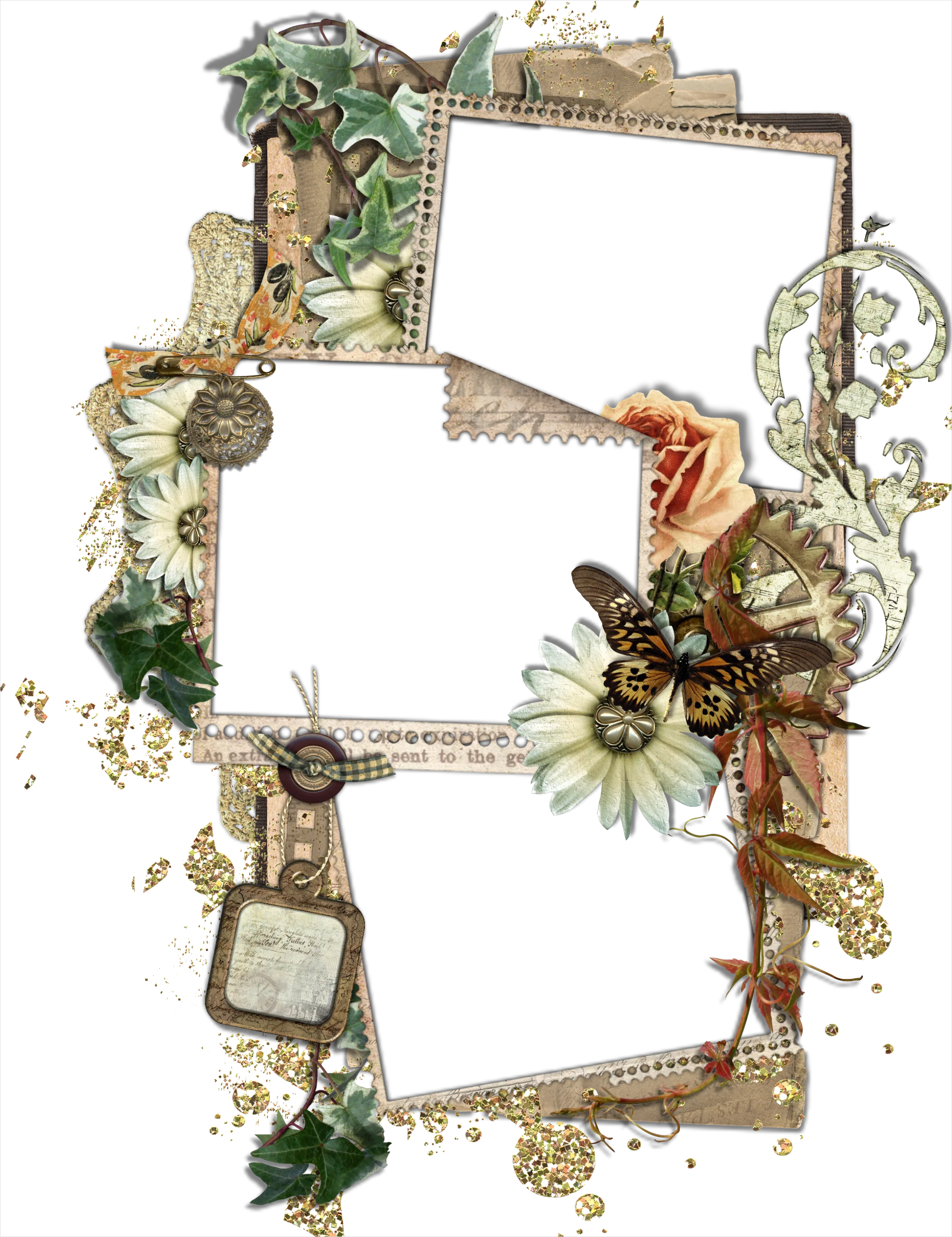 Detail Scrapbook Frame Transparent Png Number 13