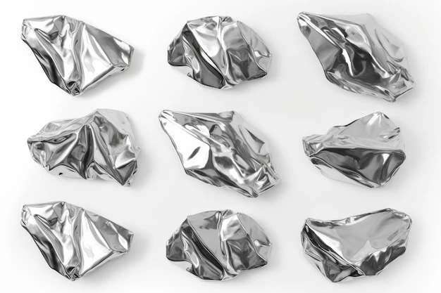 Detail Silver Foil Shape Transparent Png Number 8