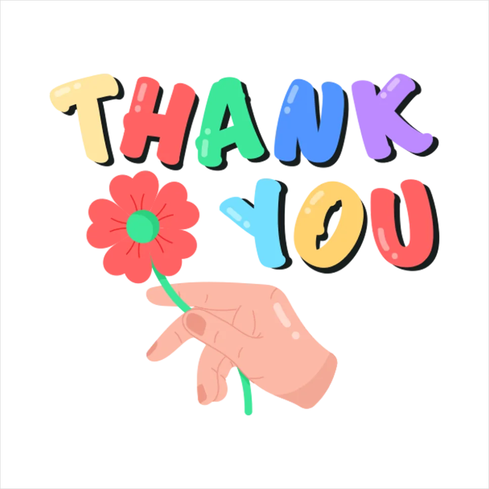 Detail Thank You Sticker Transparent Png Number 3