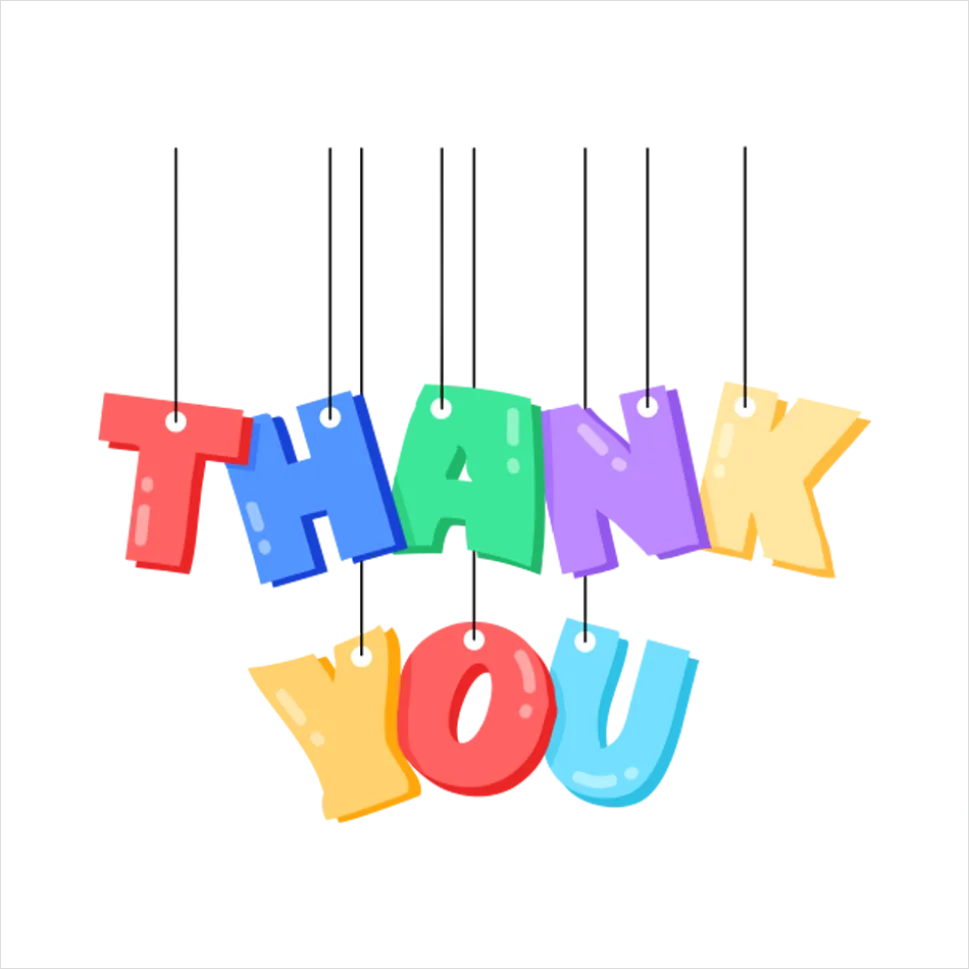 Detail Thank You Sticker Transparent Png Number 5