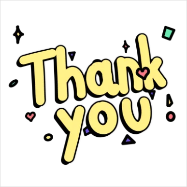 Detail Thank You Sticker Transparent Png Number 9