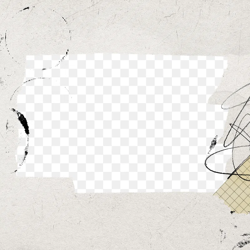 Detail Torn Paper Frame Transparent Png Number 7