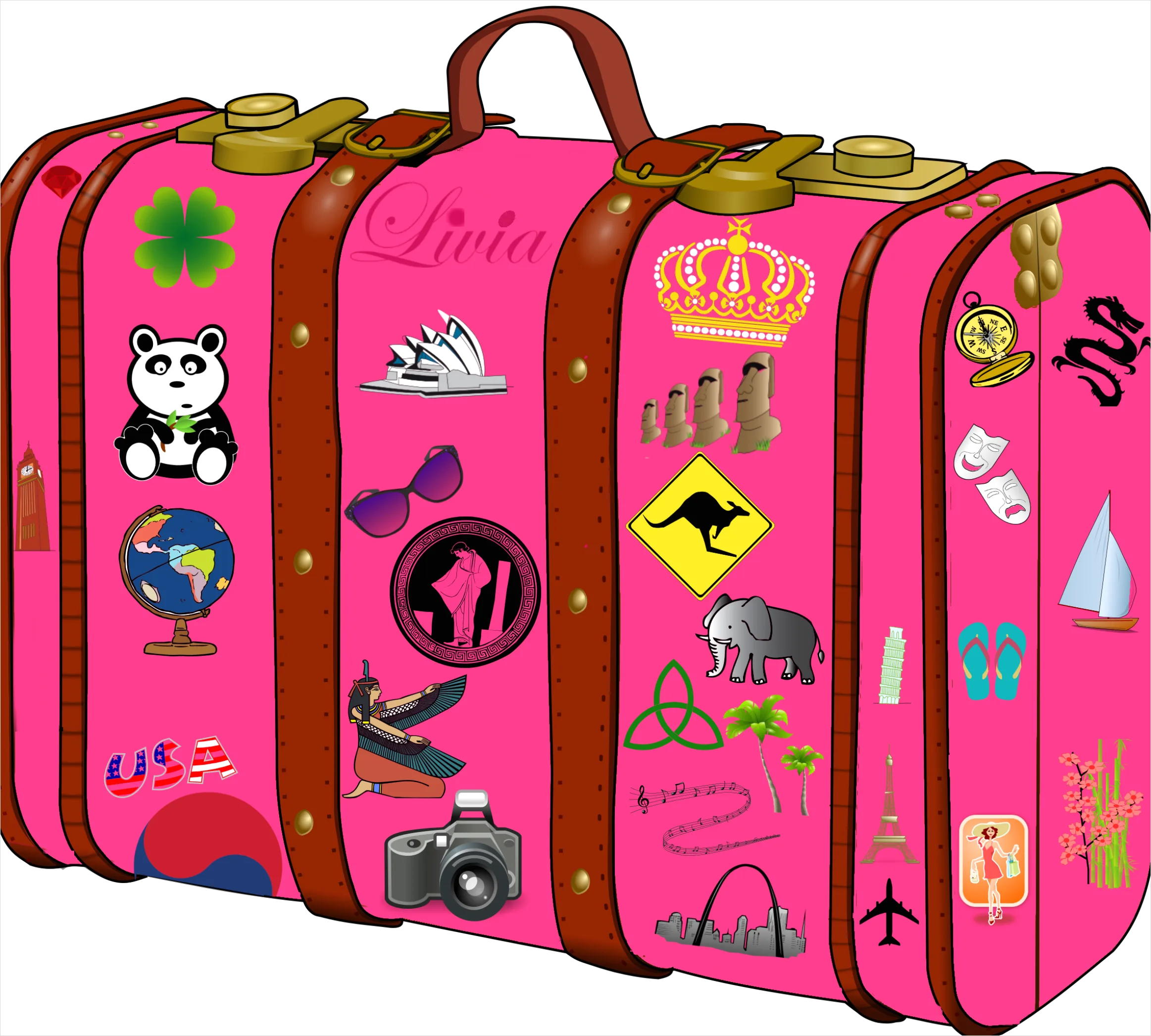Detail Travel Suitcase Transparent Png Number 12