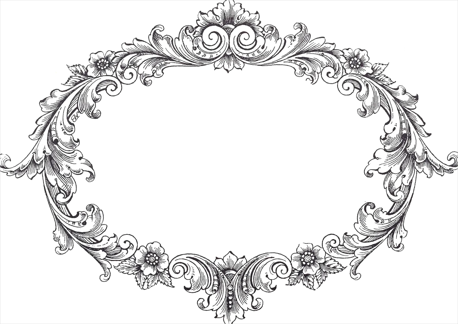 Detail Vintage Frame Transparent Png Number 11