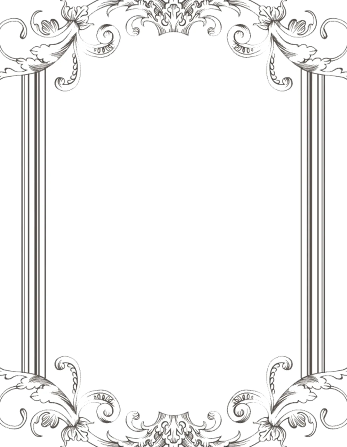 Detail Vintage Frame Transparent Png Number 4