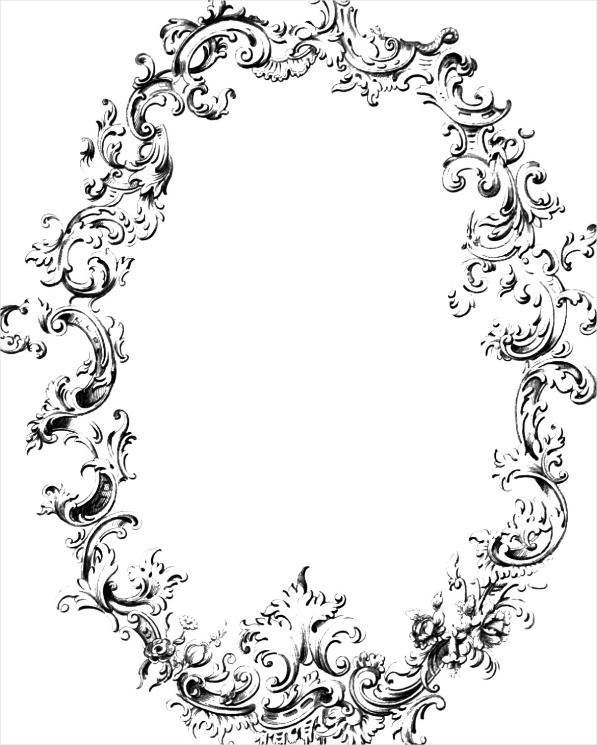Detail Vintage Frame Transparent Png Number 10