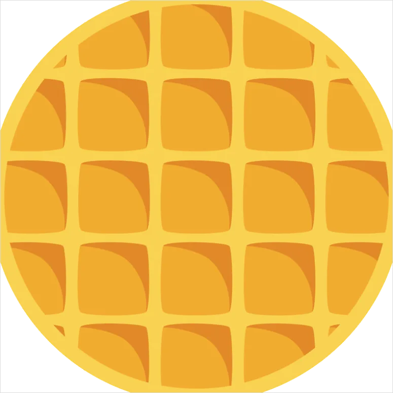 Detail Waffle Transparent Png Number 3
