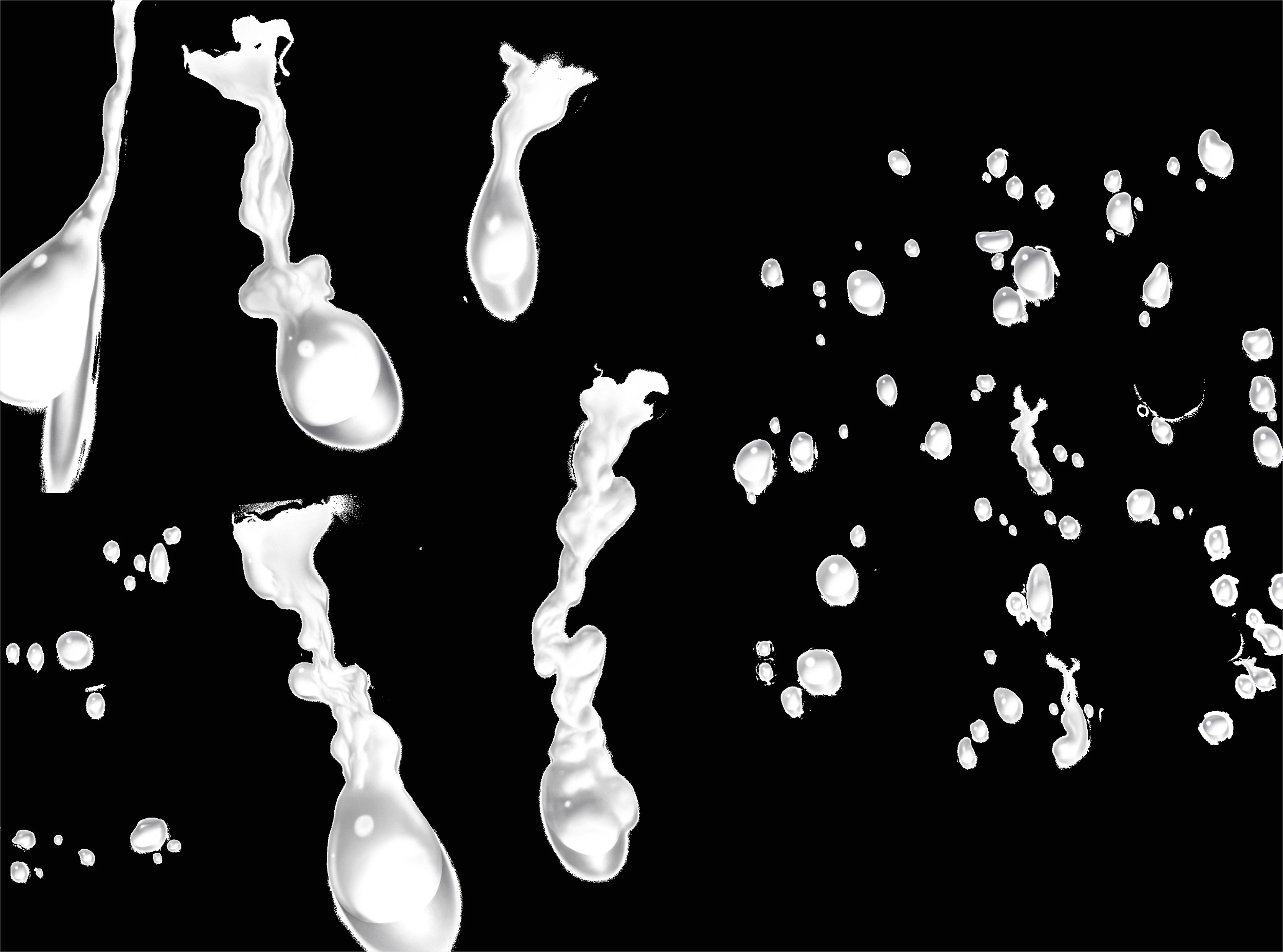 Detail Water Droplets Transparent Png Number 2