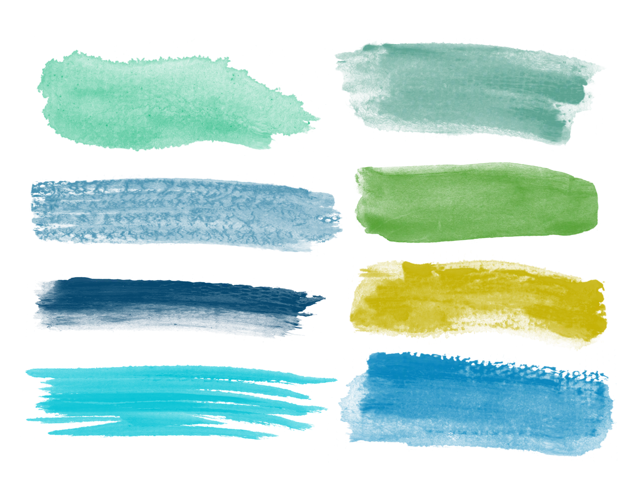 Detail Watercolor Stroke Transparent Png Number 4