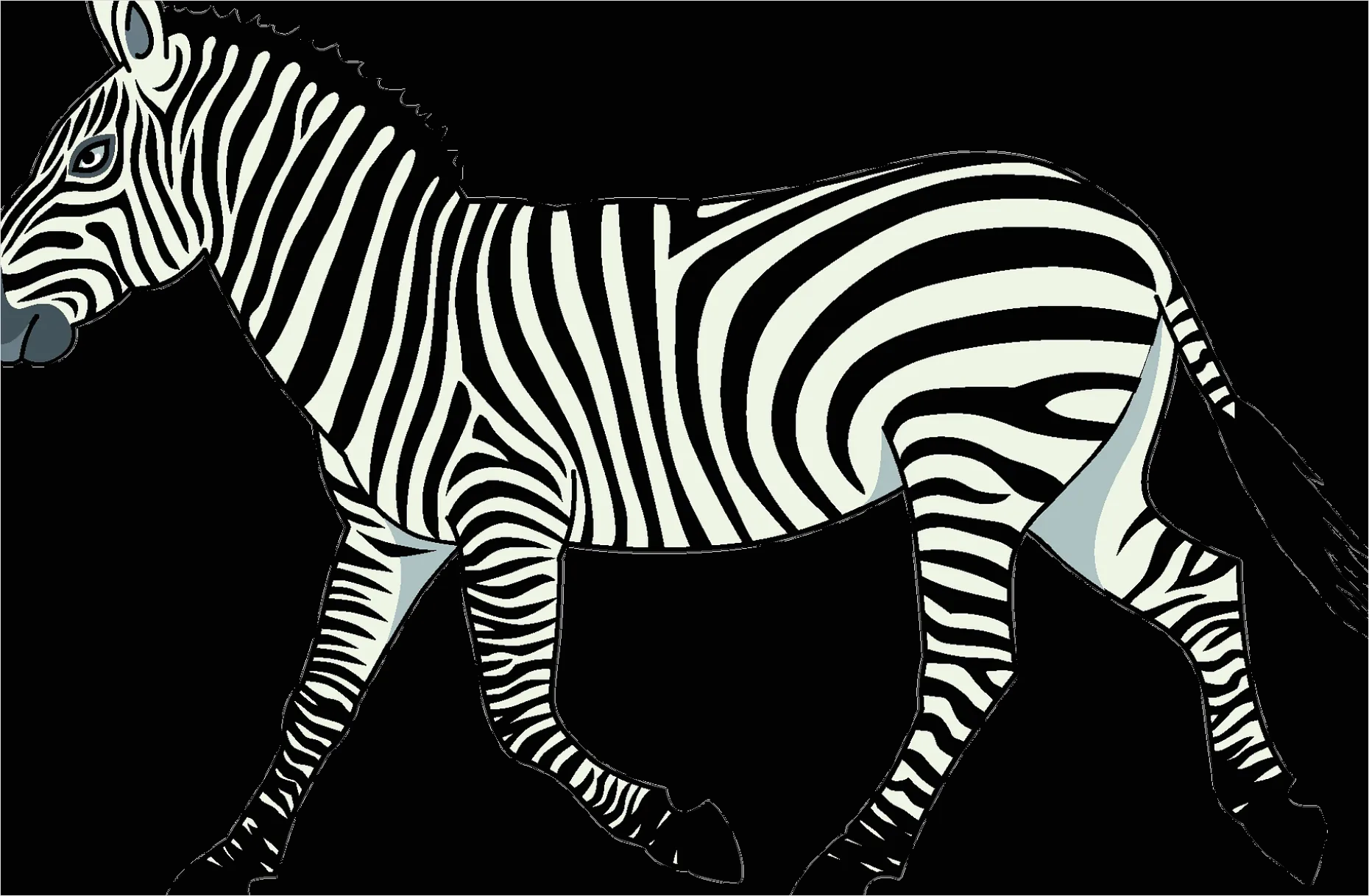 Detail Zebra Transparent Png Clipart Number 9