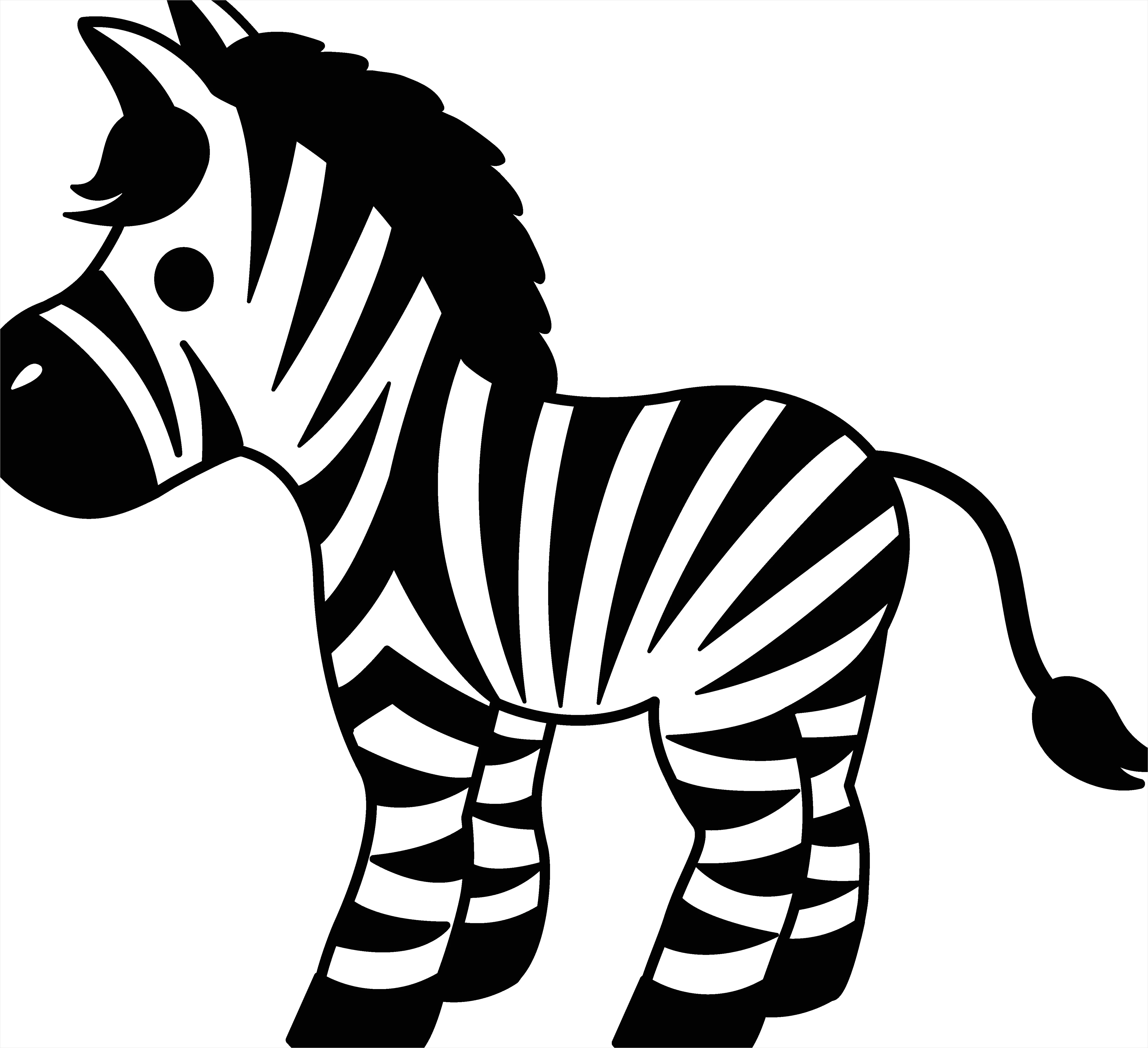 Detail Zebra Transparent Png Clipart Number 15