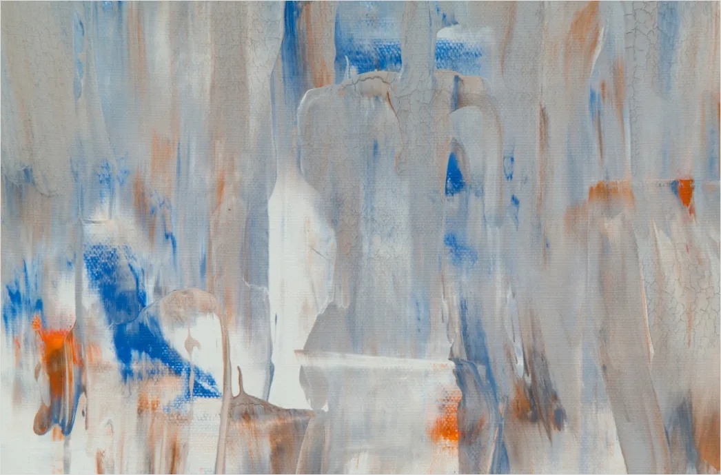 Detail Abstrakte Acrylmalerei Auf Leinwand Textur Number 17