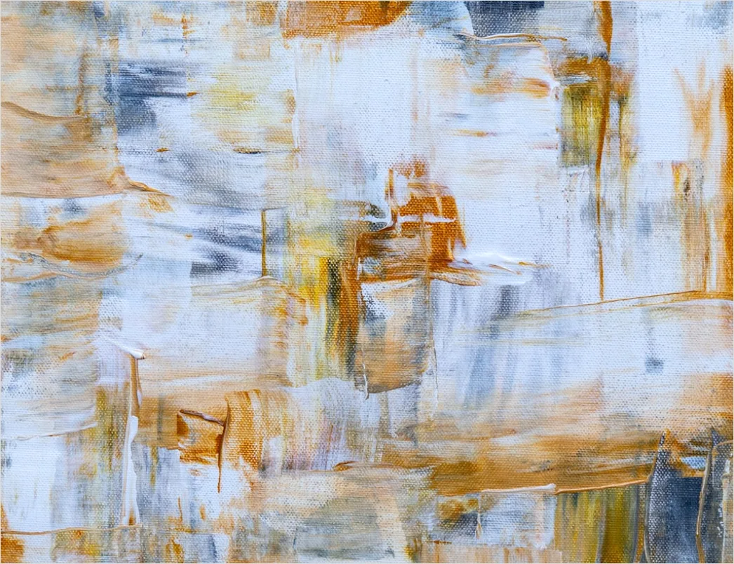 Detail Abstrakte Acrylmalerei Auf Leinwand Textur Number 3