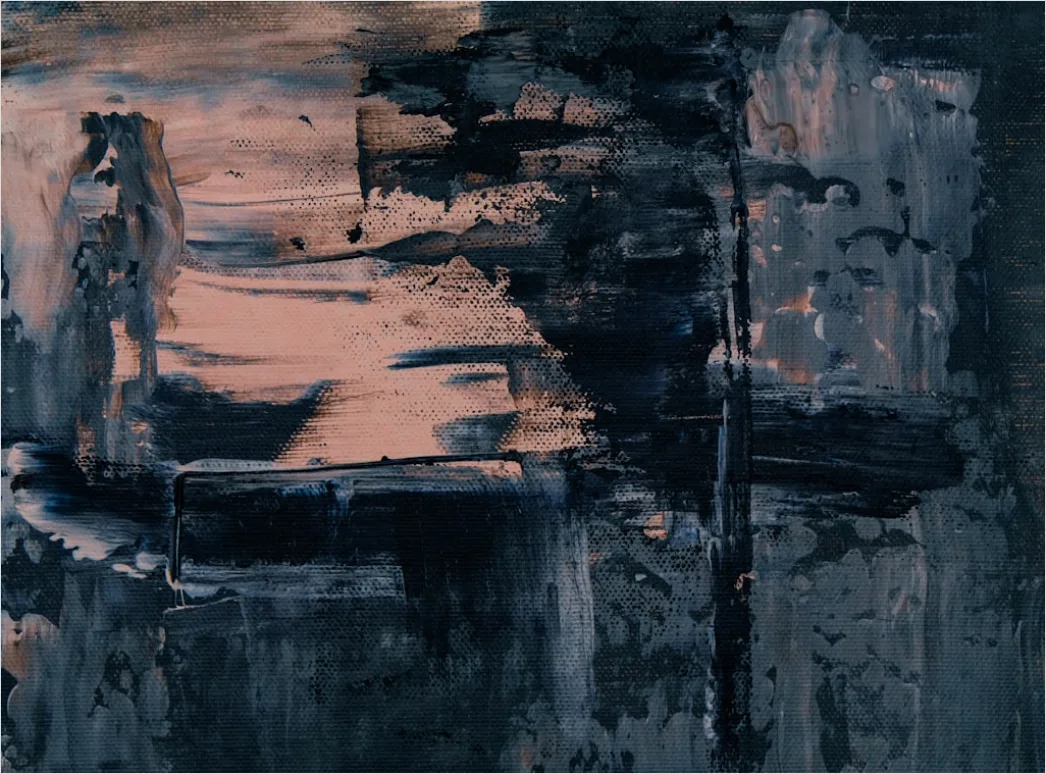 Detail Abstrakte Acrylmalerei Auf Leinwand Textur Number 8