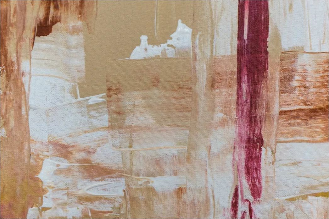 Detail Abstrakte Acrylmalerei Auf Leinwand Textur Number 9