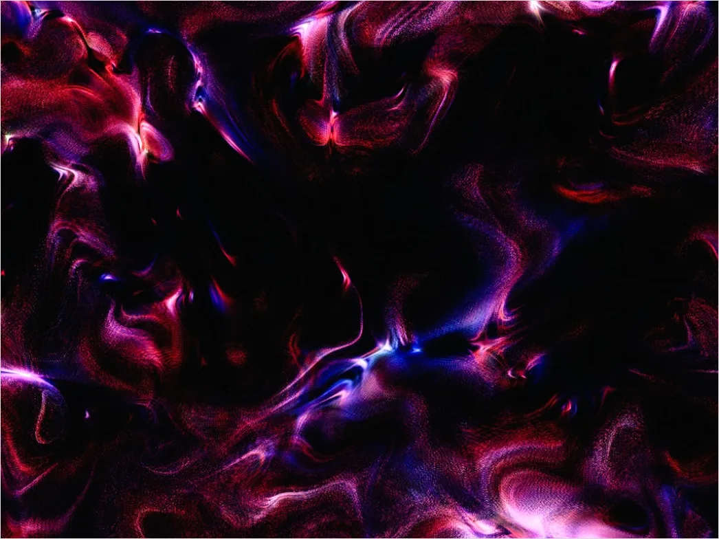 Detail Abstrakter Fractal Muster Hintergrund Bunt Number 2