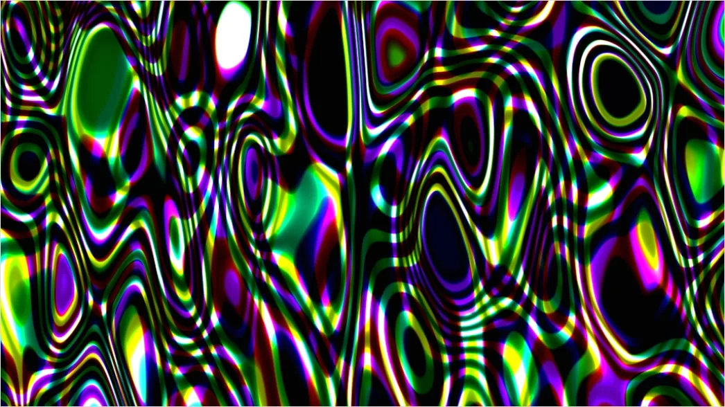 Detail Abstrakter Fractal Muster Hintergrund Bunt Number 19
