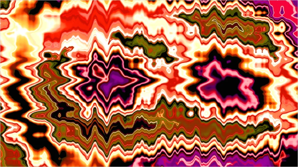 Detail Abstrakter Fractal Muster Hintergrund Bunt Number 4