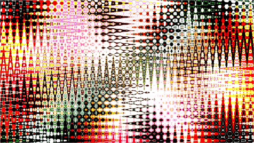 Detail Abstrakter Fractal Muster Hintergrund Bunt Number 5