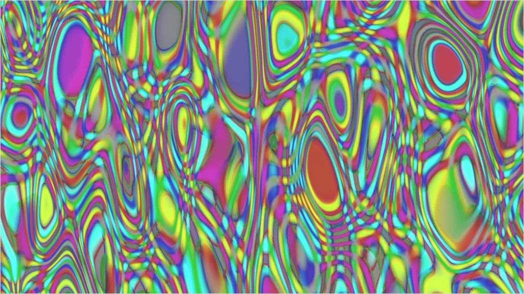 Detail Abstrakter Fractal Muster Hintergrund Bunt Number 6
