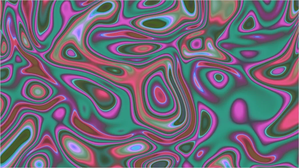 Detail Abstrakter Fractal Muster Hintergrund Bunt Number 8