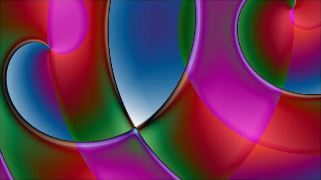 Detail Abstrakter Fractal Muster Hintergrund Bunt Number 9