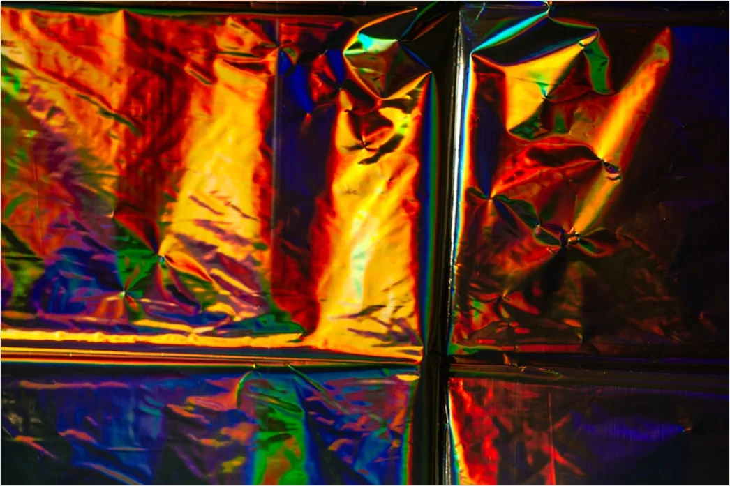 Abstrakter Holografische Folie Hintergrund 06a0