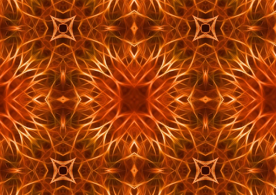 Detail Abstrakter Kaleidoskop Muster Hintergrund Number 13