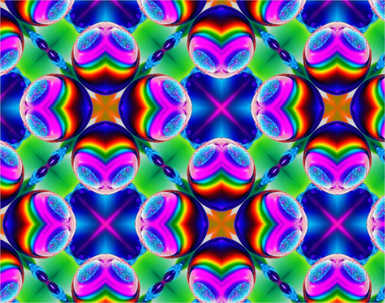 Detail Abstrakter Kaleidoskop Muster Hintergrund Number 3