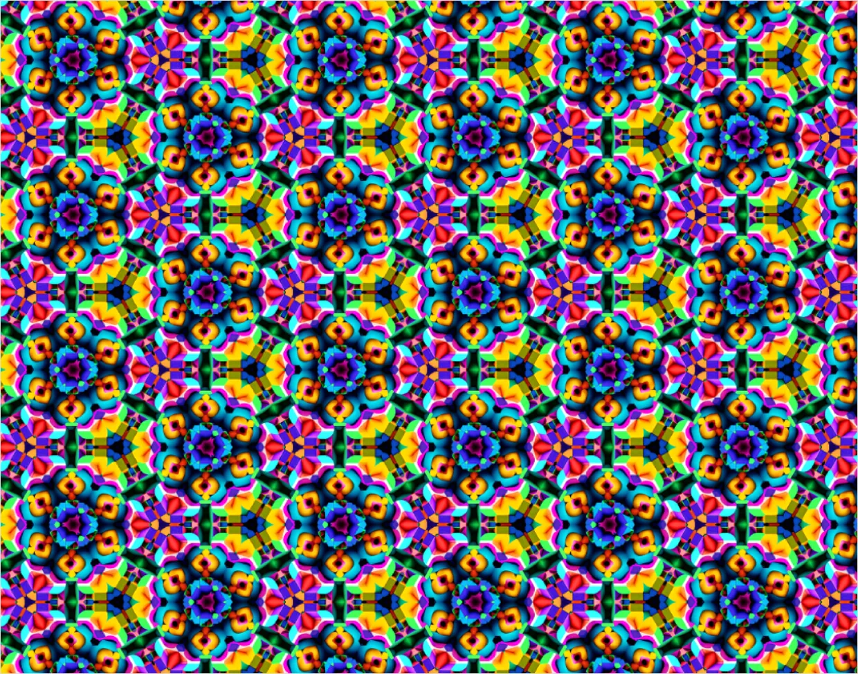 Detail Abstrakter Kaleidoskop Muster Hintergrund Number 7