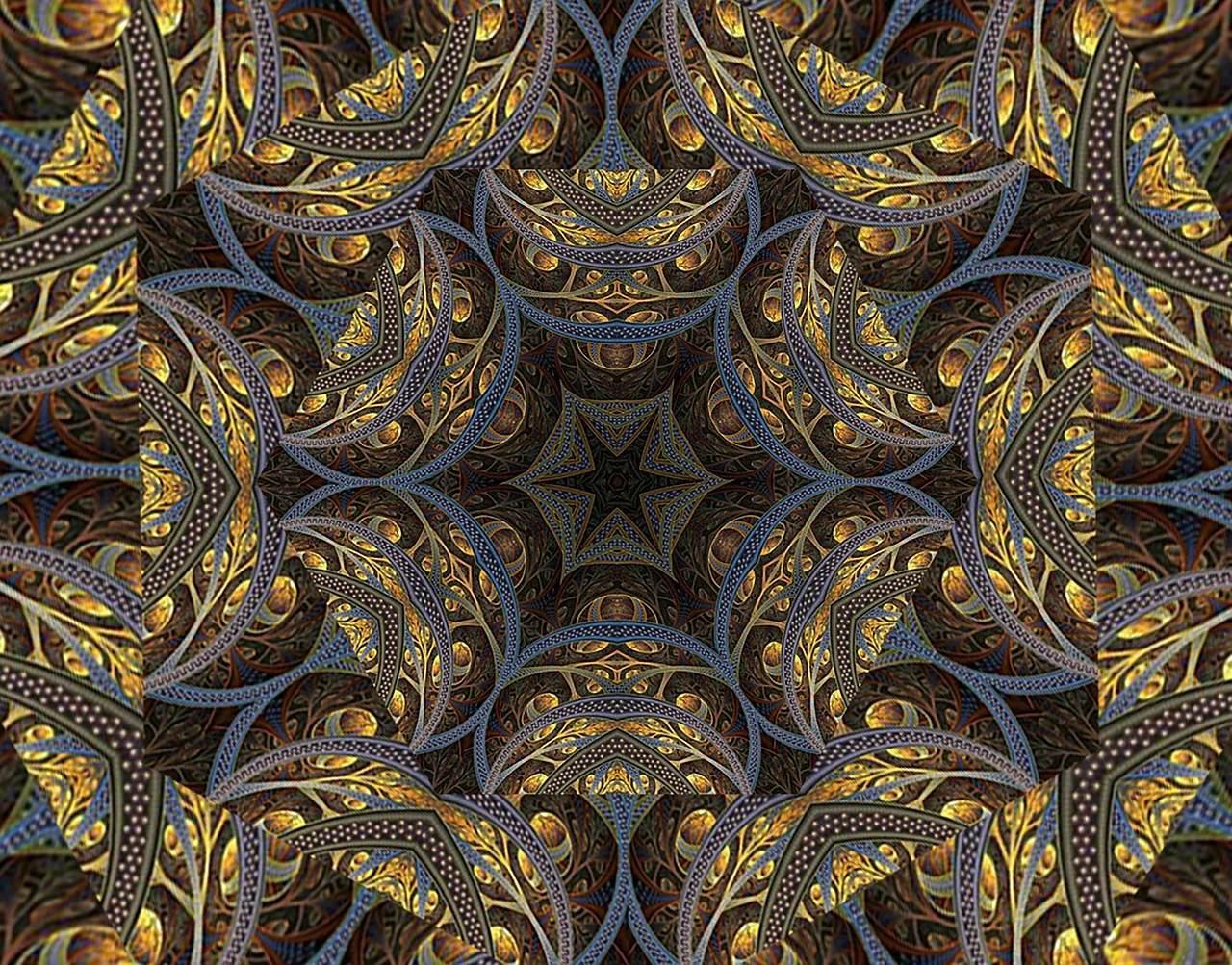 Detail Abstrakter Kaleidoskop Muster Hintergrund Number 8