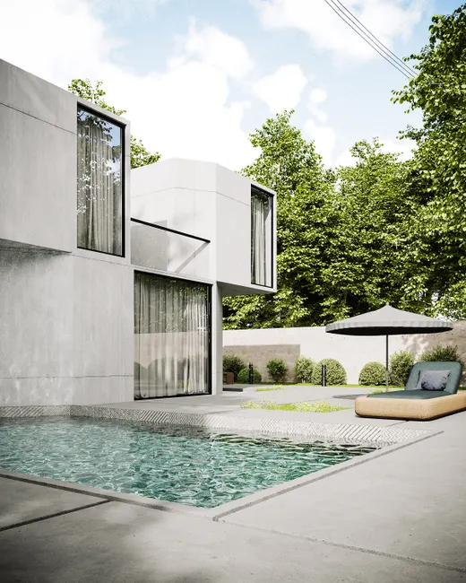 Detail Architektenhaus Mit Pool Und Terrasse Number 4