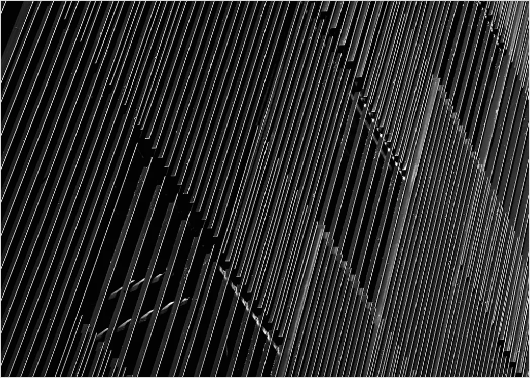 Detail Architektur Linien Muster Hintergrund Clean Number 4