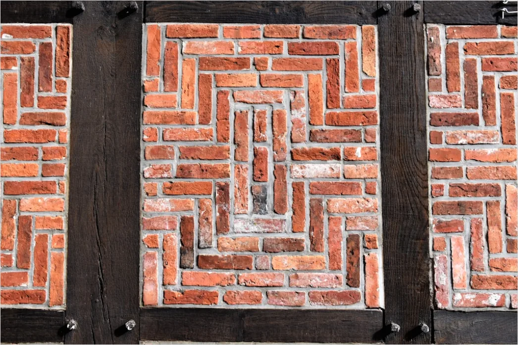 Detail Architektur Muster Auf Wandpaneelen Number 6