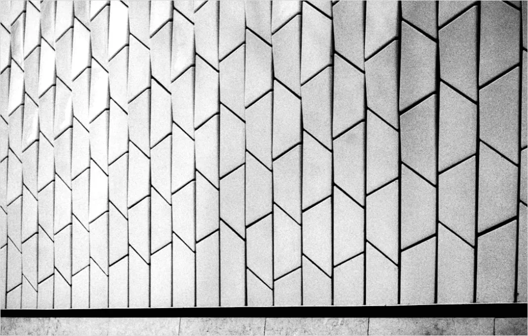 Detail Architektur Muster Auf Wandpaneelen Number 7