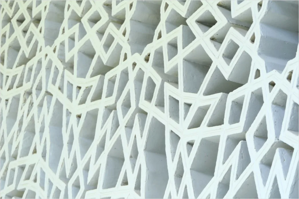 Detail Architektur Muster Auf Wandpaneelen Number 10