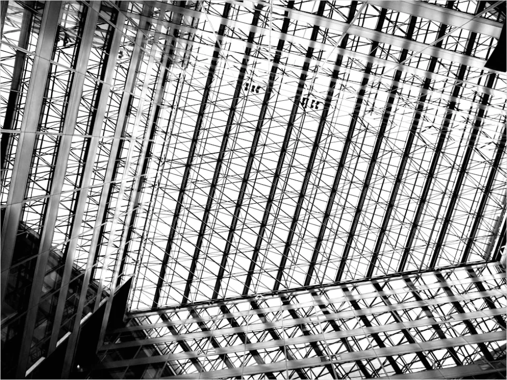 Detail Atrium Innenarchitektur Mit Glasdach Number 14