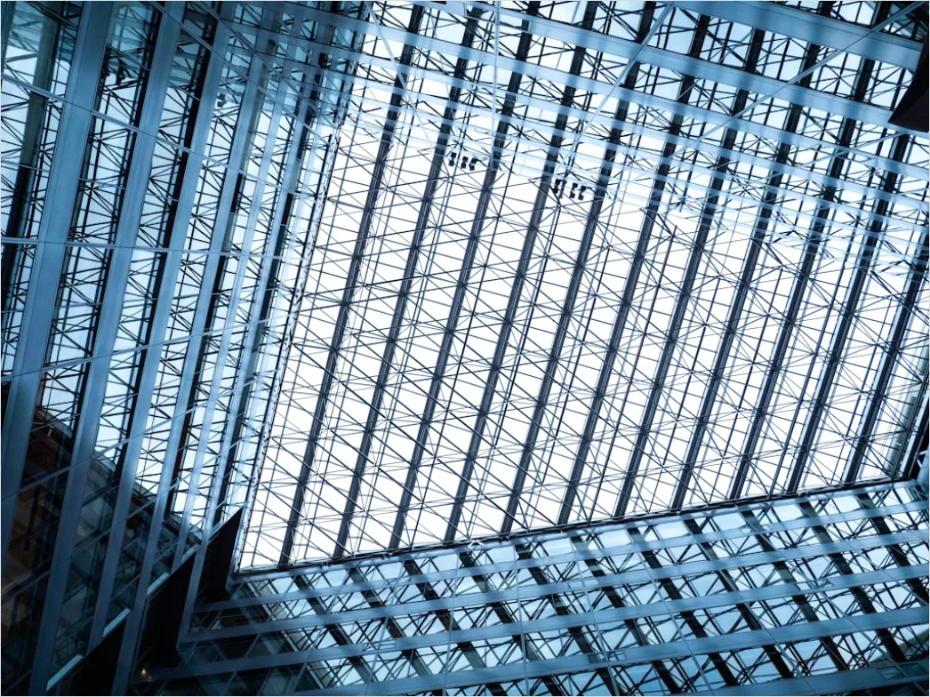 Detail Atrium Innenarchitektur Mit Glasdach Number 18