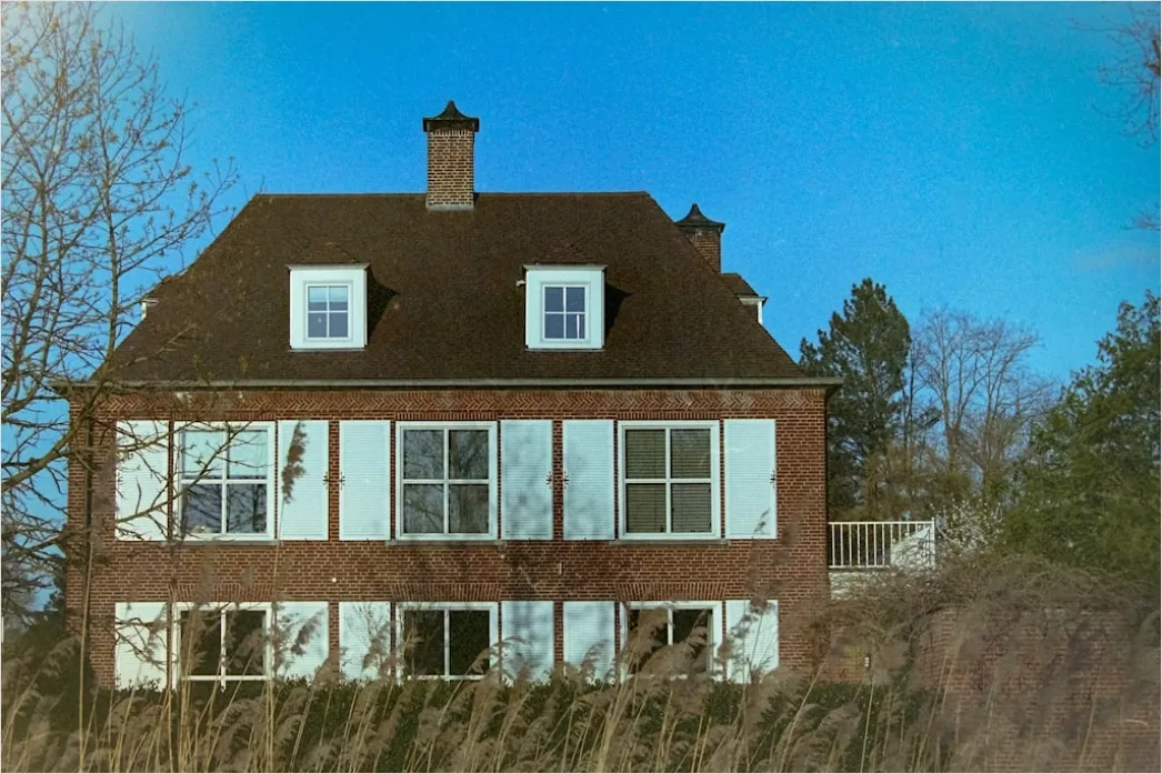 Detail Bauhaus Stil Haus Kubisch Außenansicht Number 12