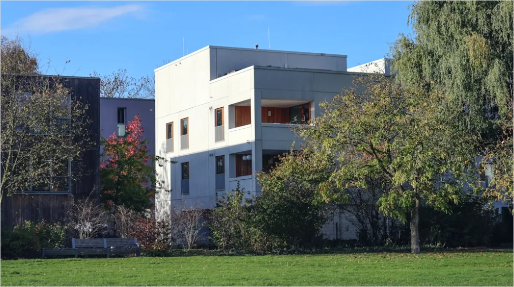 Detail Bauhaus Stil Haus Kubisch Außenansicht Number 18