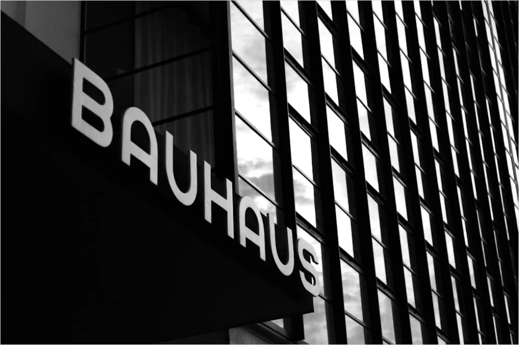Detail Bauhaus Stil Haus Kubisch Außenansicht Number 4