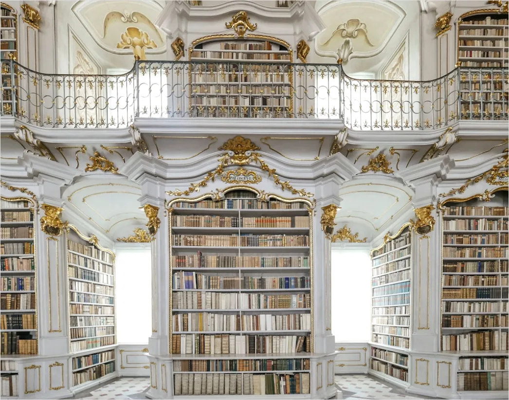 Detail Bibliothek Innenraum Hohe Regale Architektur Number 11