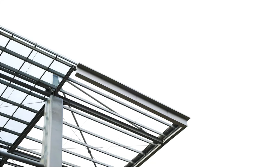 Dachkonstruktion Glasdach Stahltraeger Detail D645