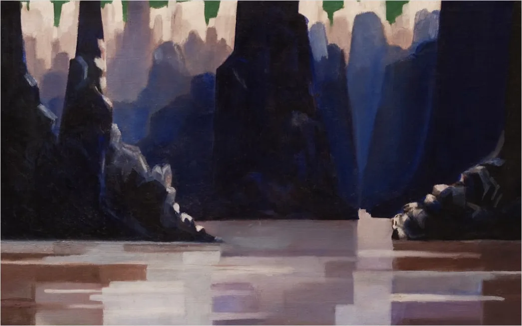 Detail Digital Painting Fantasy Landschaft Concept Art Number 2