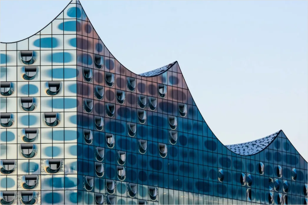 Detail Elbphilharmonie Hamburg Architektur Außenansicht Number 2