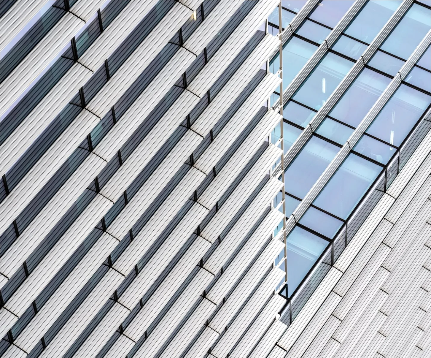 Detail Fassade Fensterreihen Symmetrie Perspektive Number 6