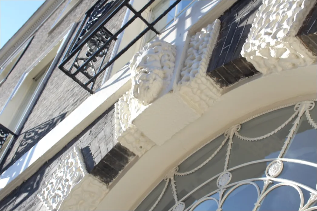 Detail Fassade Mit Ornamenten Historische Detailaufnahme Number 11