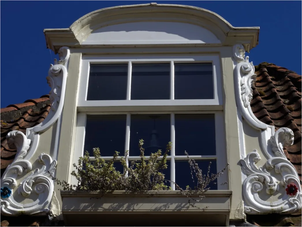 Detail Fassade Mit Ornamenten Historische Detailaufnahme Number 3