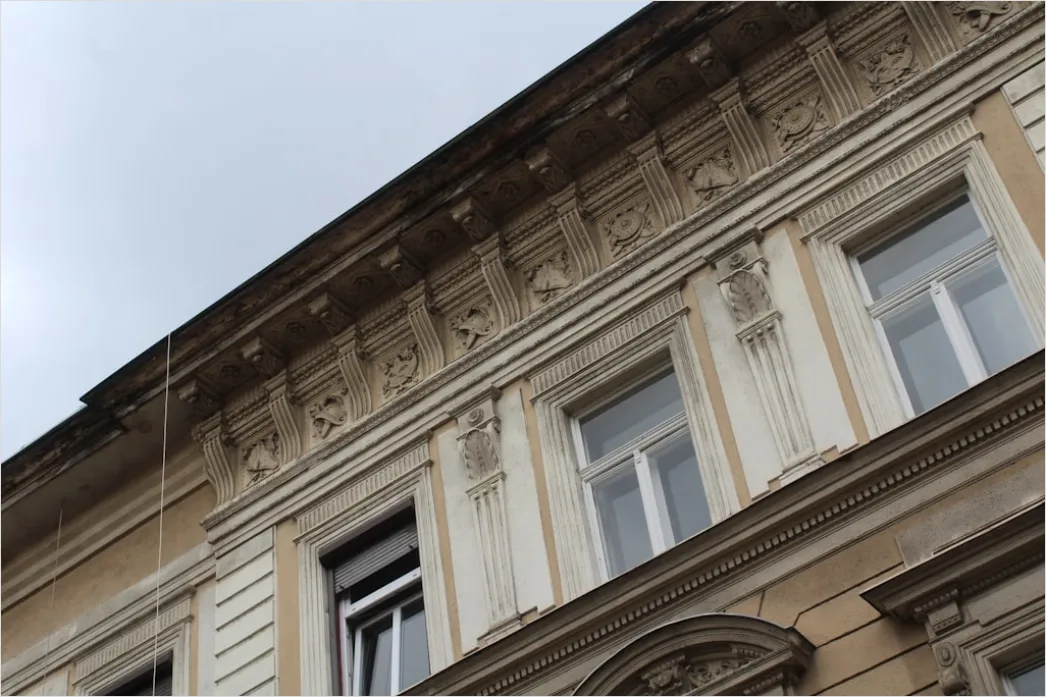 Detail Fassade Mit Ornamenten Historische Detailaufnahme Number 5